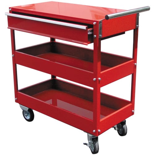 Torin - Big Red TC301-II 3 Tier Tool Cart with Drawer