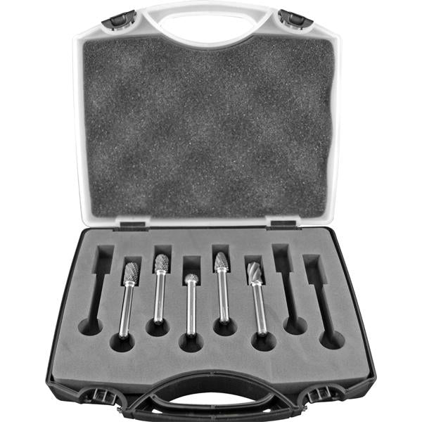 Unikut 5Pc Carbide Burr Set-3/8In Headx1/4In Dc/Ac | Accessories - Sets-Power Tools-Tool Factory