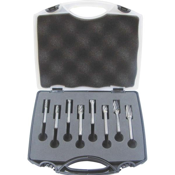 Unikut 8Pc Carbide Burr Set-1/4,3/8&1/2In Headx1/4In Ac | Accessories - Sets-Power Tools-Tool Factory