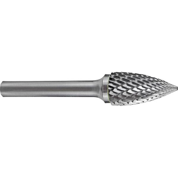 Carbide Burr 3/8 X 3/4 X 1/4In Tree Pointed End Dc | Accessories - Tree Pointed End-Power Tools-Tool Factory