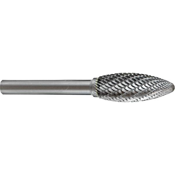 Carbide Burr 3/8 X 1In X 1/4In Flame Shape Dc | Accessories - Flame Shape-Power Tools-Tool Factory