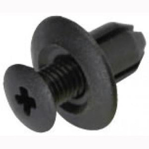 Champion Scrivet Clip Black 18Mm Head X 12Mm - 50Pk | Bulk Packs - Scrivet Clips-Fasteners-Tool Factory