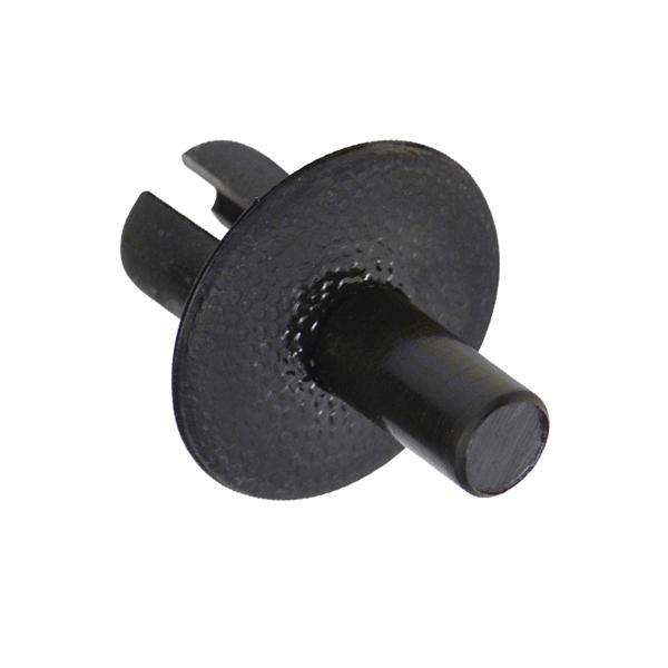 Champion Plastic Push Rivet Black 16Mm Head X 10.4Mm - 50Pk | Bulk Packs - Push Rivets-Fasteners-Tool Factory
