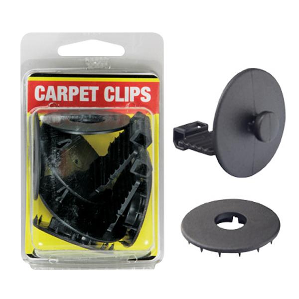 Champion Carpet Clips - Set Of 2 (Black) | Replacement Packs-Fasteners-Tool Factory
