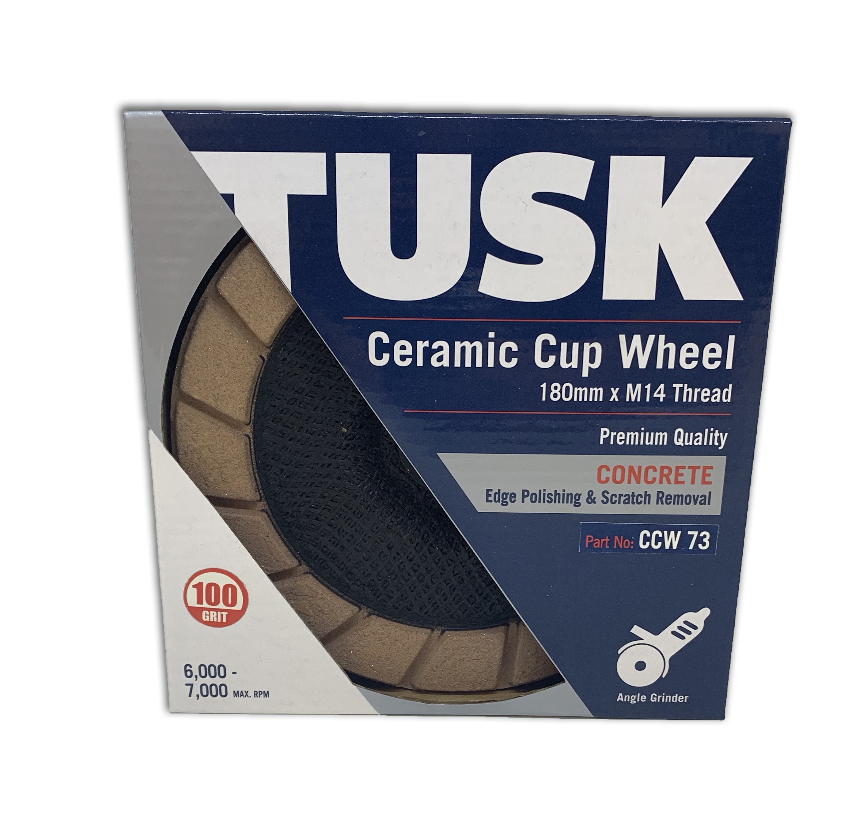 Tusk Tools Ceramic Cup Wheel-Power Tools-Tool Factory