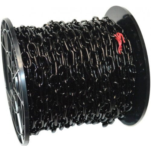 Xcel Reeled Chain - Black 25m 5mm