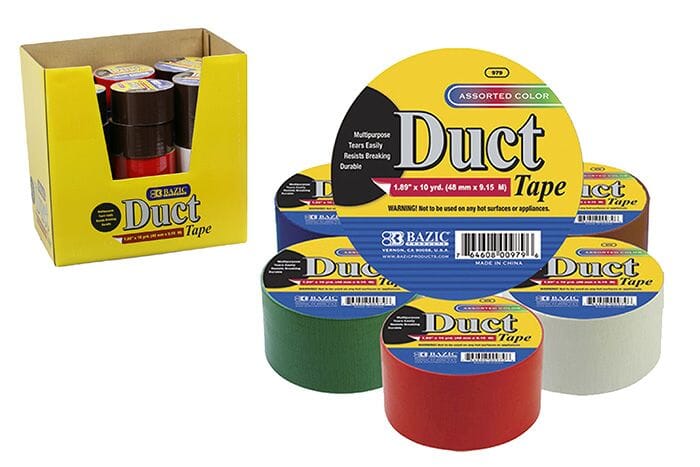 Redback Cloth Duct Tape  (100mph) - 48mm x 9m Assorted Colour