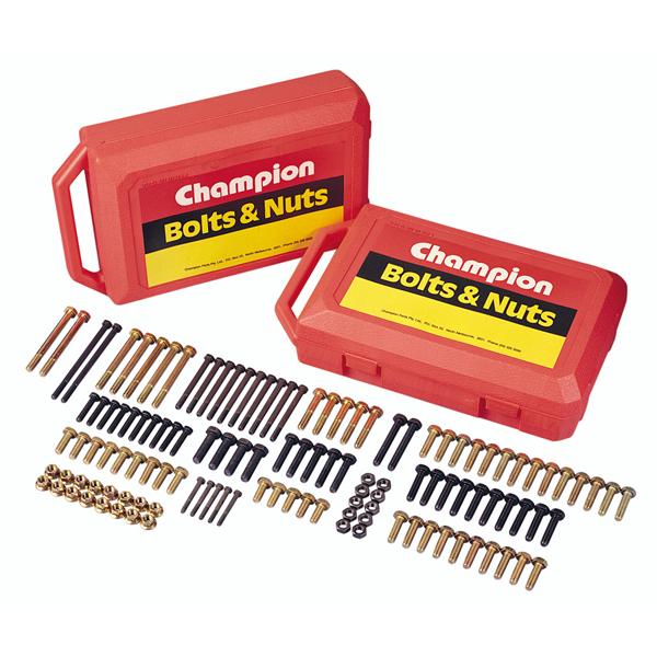 Champion 600Pc Case Of Bolt, Set Screw & Nut Gr8.8 - Metric | Assortments - Bolts, Set Screws & Nuts-Fasteners-Tool Factory