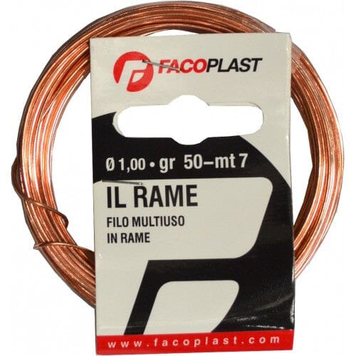 Faco Plast Binding Wire - Copper 50gm (7m) 1.0mm