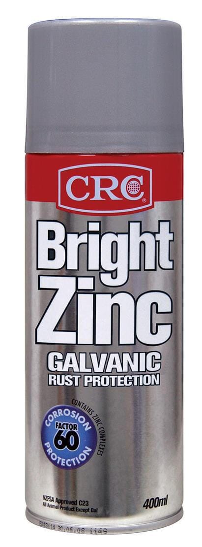 CRC Bright Zinc Rust Protection - Aerosol 400ml