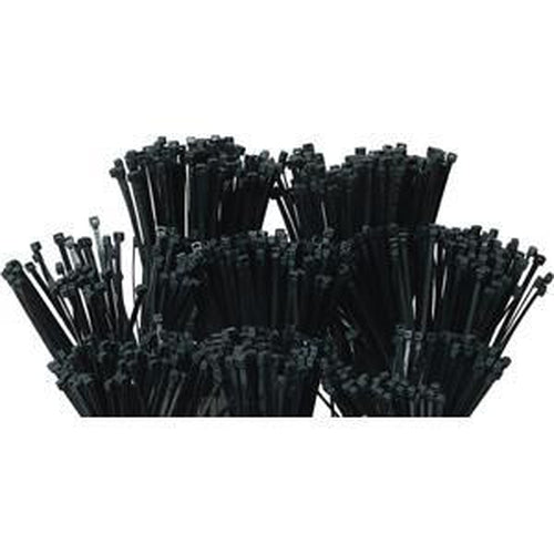 Isl 1000Pc Cable Tie Assorted Pack - Uv Black | Assorted Packs-Cable Ties-Tool Factory