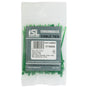 ISL 100 x 2.5mm Nylon Cable Tie - Green - 100pk