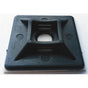 Isl 28X28Mm Cable Tie Mounting Base - Black - 100Pk | Mounting Bases-Cable Ties-Tool Factory