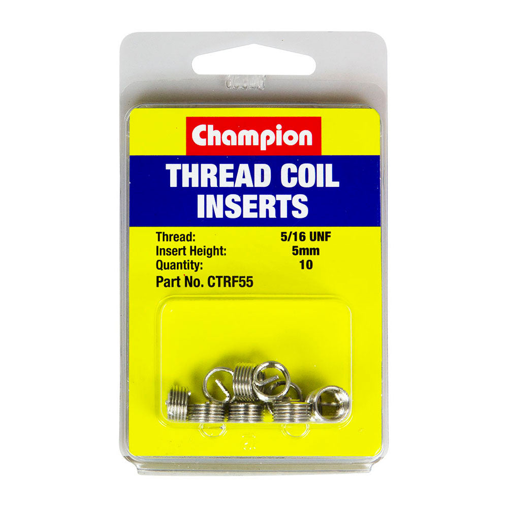 Champion 5/16in UNF x 5mm Thread Insert Refills -10pk