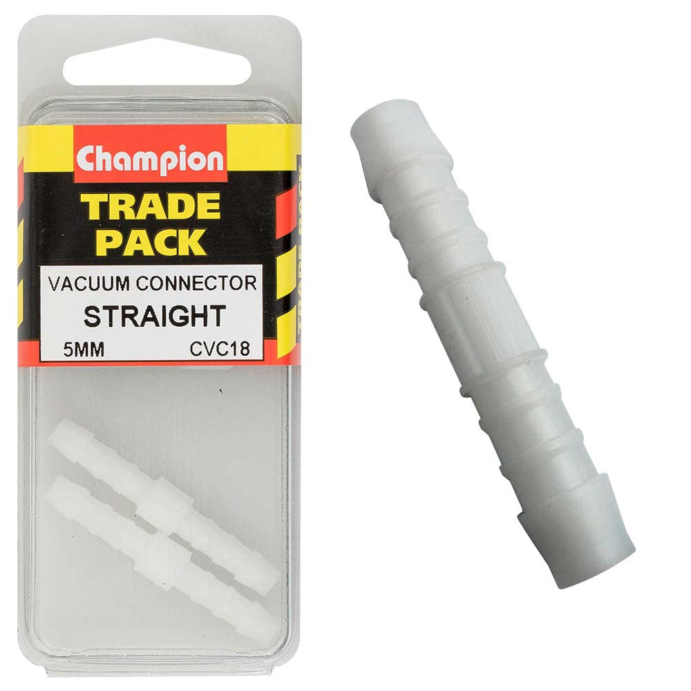 Champion Vacuum Hose - Straight Connector 5mm