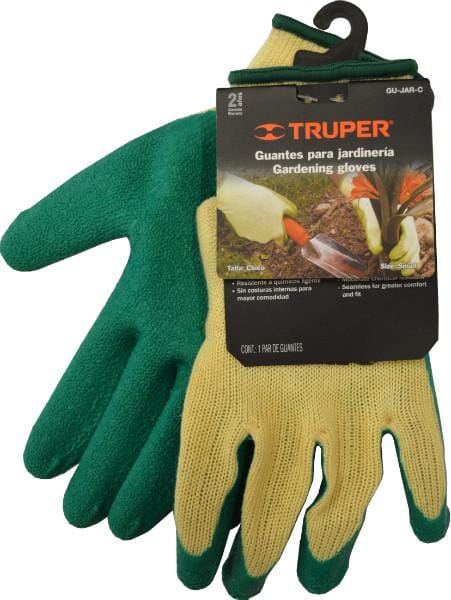Truper Rubber Dipped Polyester Gloves Medium