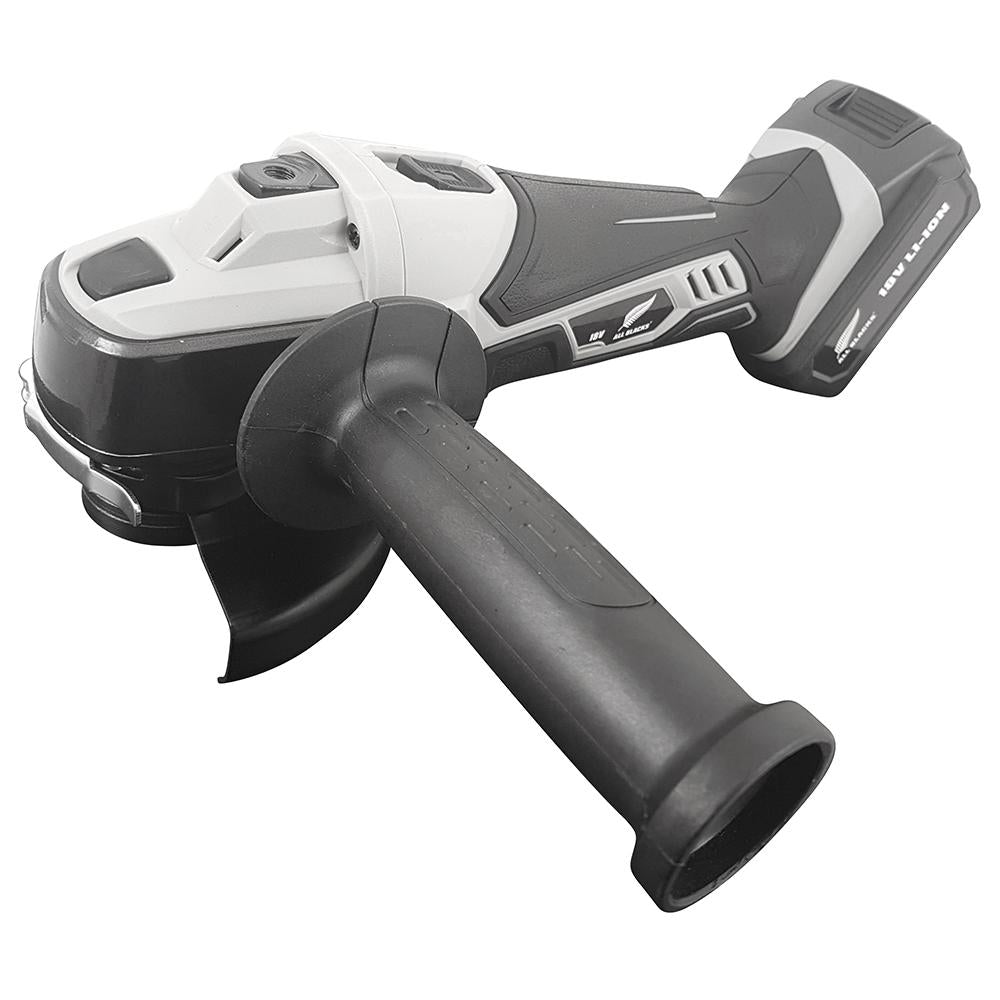 NZ Rugby ALL BLACKS 18V Lithium-Ion 115mm Cordless Angle Grinder
