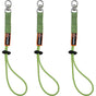 Ergodyne Elastic Tool Tail 280Mm W/Swivel 4.5Kg 3Pc | Connectors (Trapping)-Tool Tethering System-Tool Factory