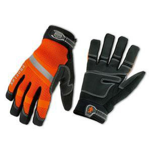 Proflex® 872 Hi-Vis General Duty Mesh Gloves - L | Gloves - Hi-Vis Trades-Work Wear-Tool Factory