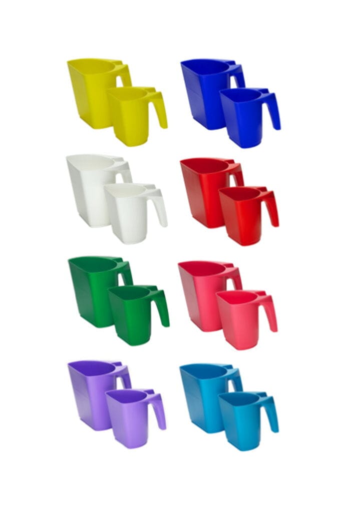 AgBoss Plastic Grain Scoop Mixed Colours 1 kg