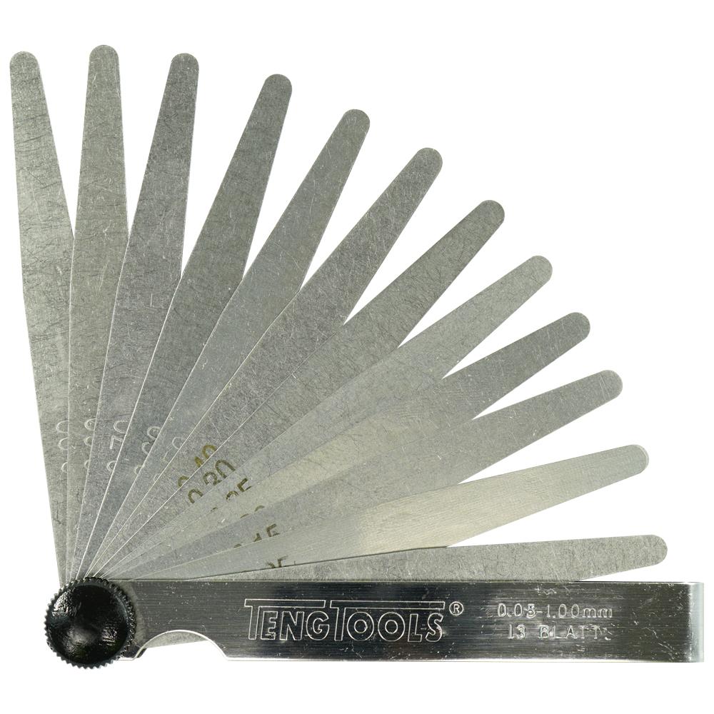 Teng 13 Blade Feeler Gauge 0.05-1.00 X 100Mm | Scribes/Marking - Feeler Gauges-Measuring Tools-Tool Factory