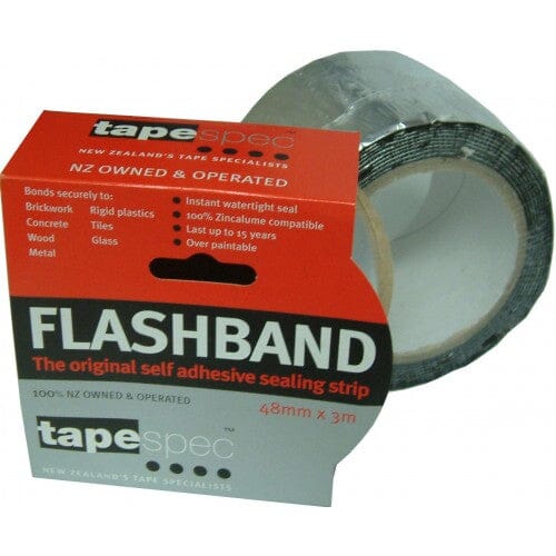 Tapespec Flashband Roofing Sealing Strip - Silver 50mm x 3m