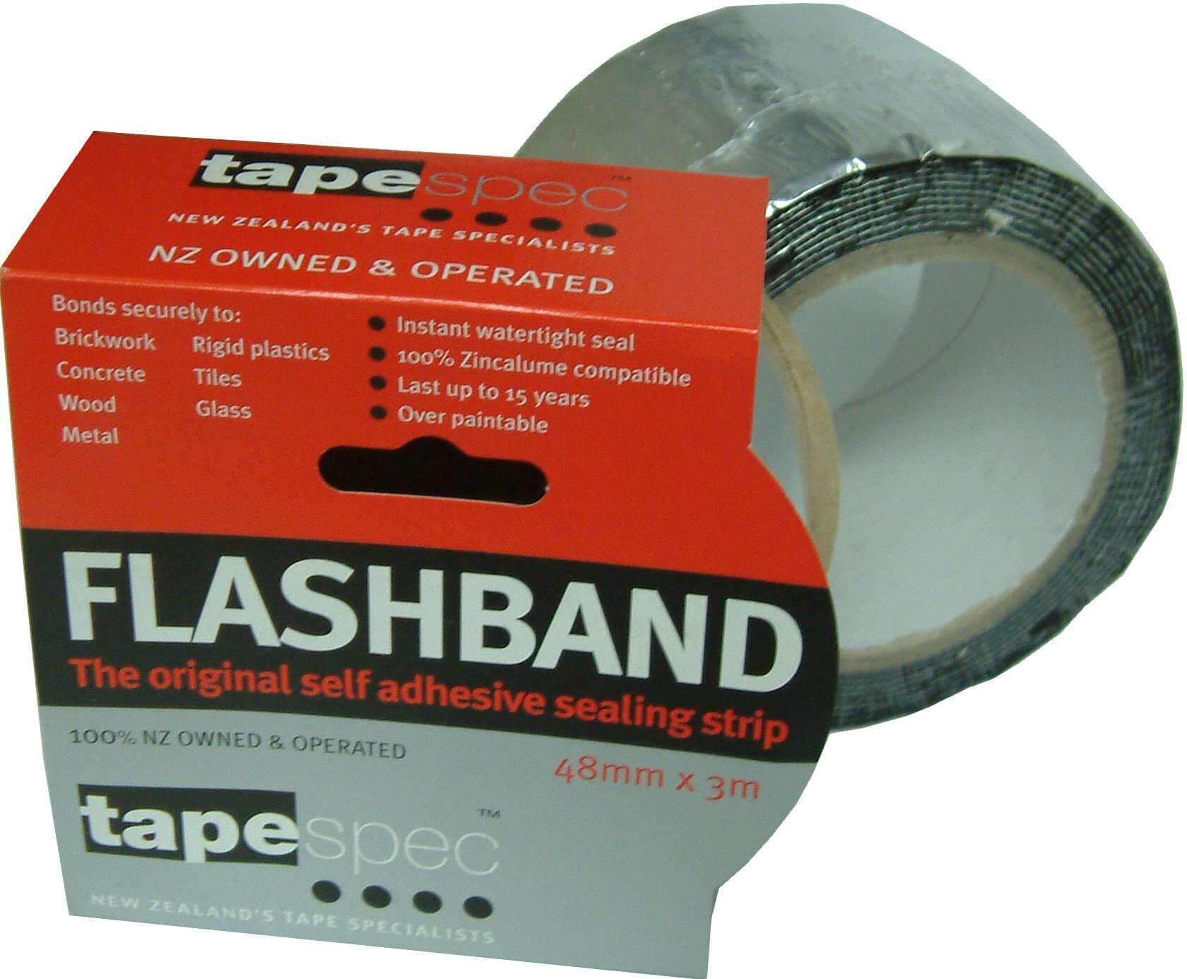 Tapespec Flashband Roofing Sealing Strip - Silver 75mm x 3m