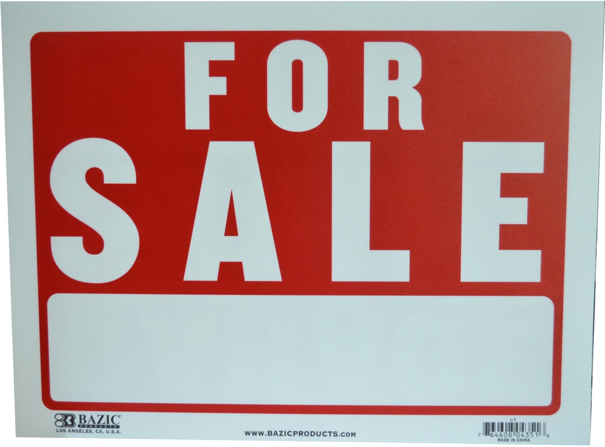 Redback For Sale Sign - Plastic 300mm x 400mm