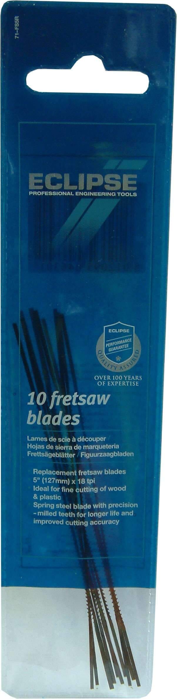 Eclipse Fretsaw Blades 10-pce #CFS5ND