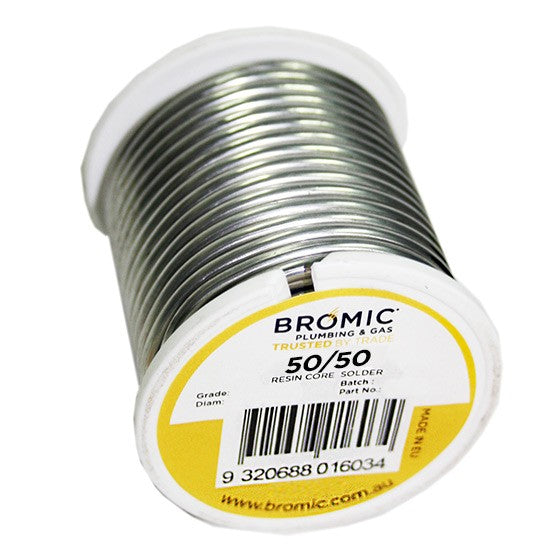 Bromic Resin Core Solder Wire 50/50, 3.2mm, 250g-Gas Tools & Accessories-Tool Factory