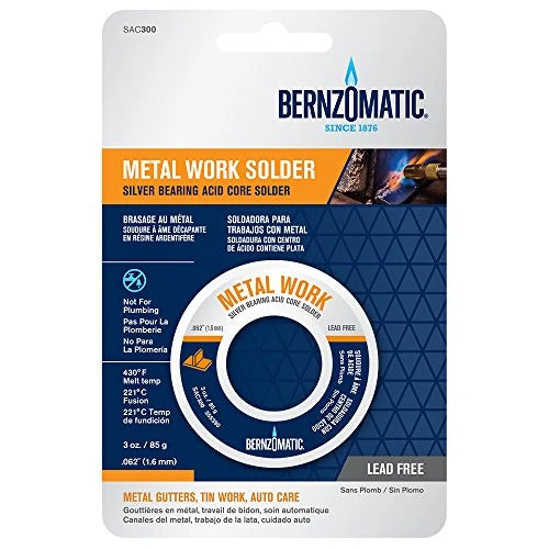 BernzOmatic SAC300 Solder Acid Core 85g