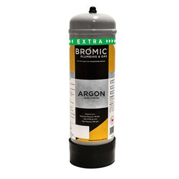 Bromic Argon Gas Welding Cylinder 2.2 Litre-Gas Tools & Accessories-Tool Factory