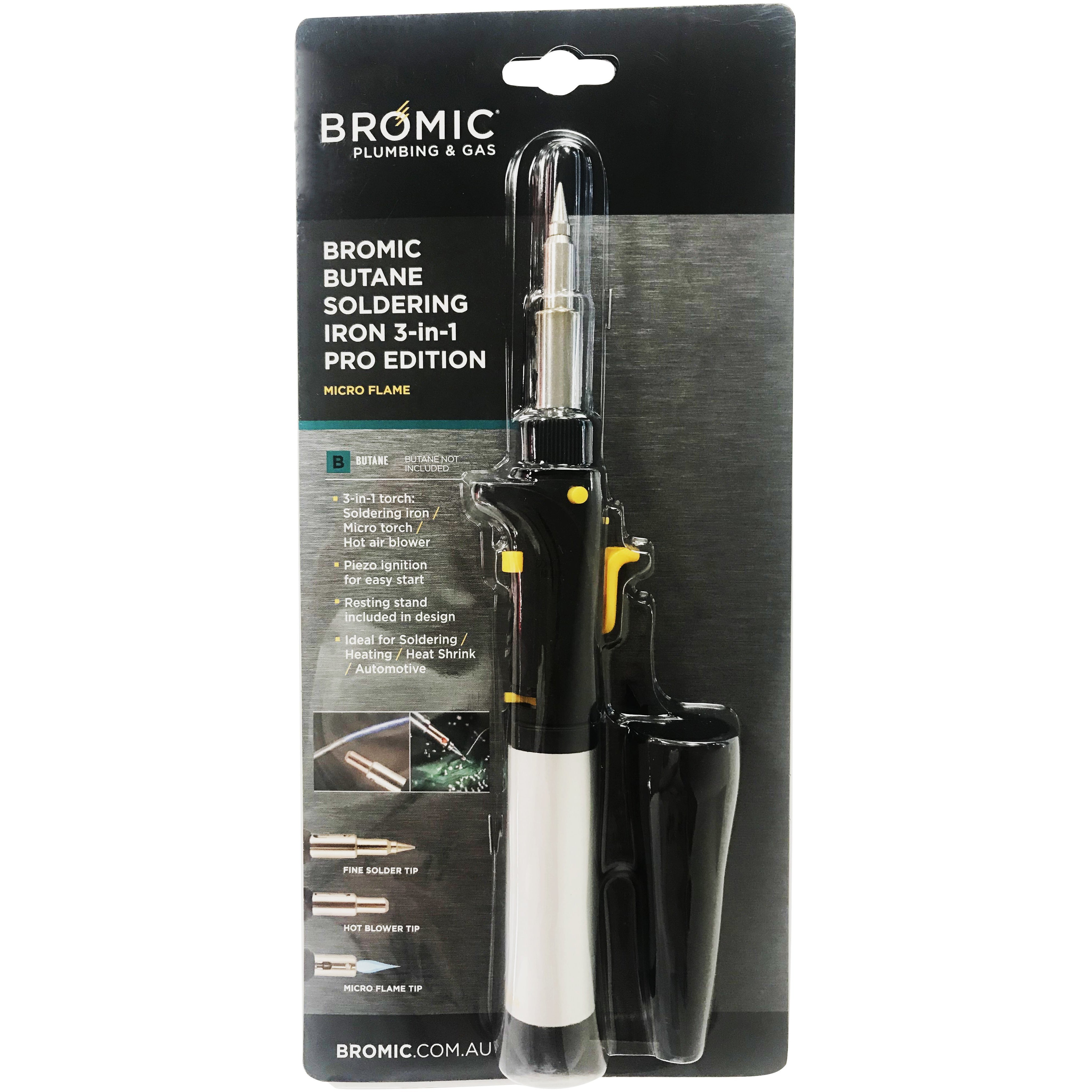 Bromic 3-in1 Butane Soldering Iron-Gas Tools & Accessories-Tool Factory
