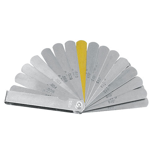AmPro Feeler Gauge 32 Blade 0.015-0.035" (0.04-0.88mm)-Hand Tools-Tool Factory