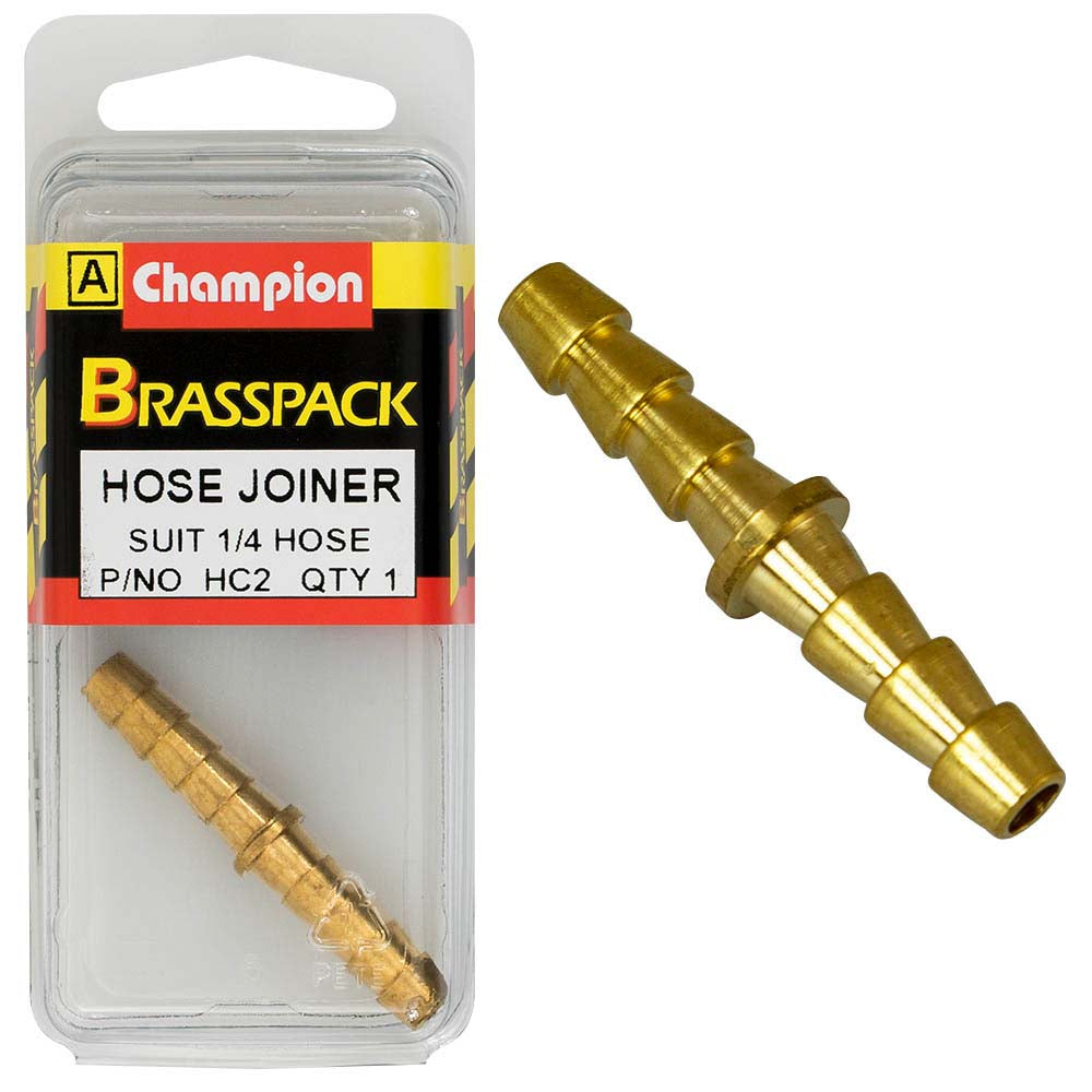 Champion Brass 1/4in Hose Joiner