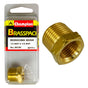 Champion Brass 1/2in - 1/4in Hex Reducing Bush