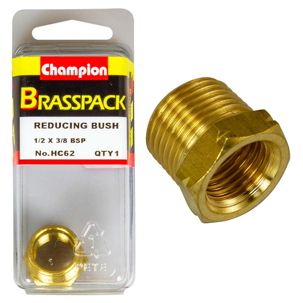 Champion Brass 1/2in x 3/8in BSP Reducing Bush