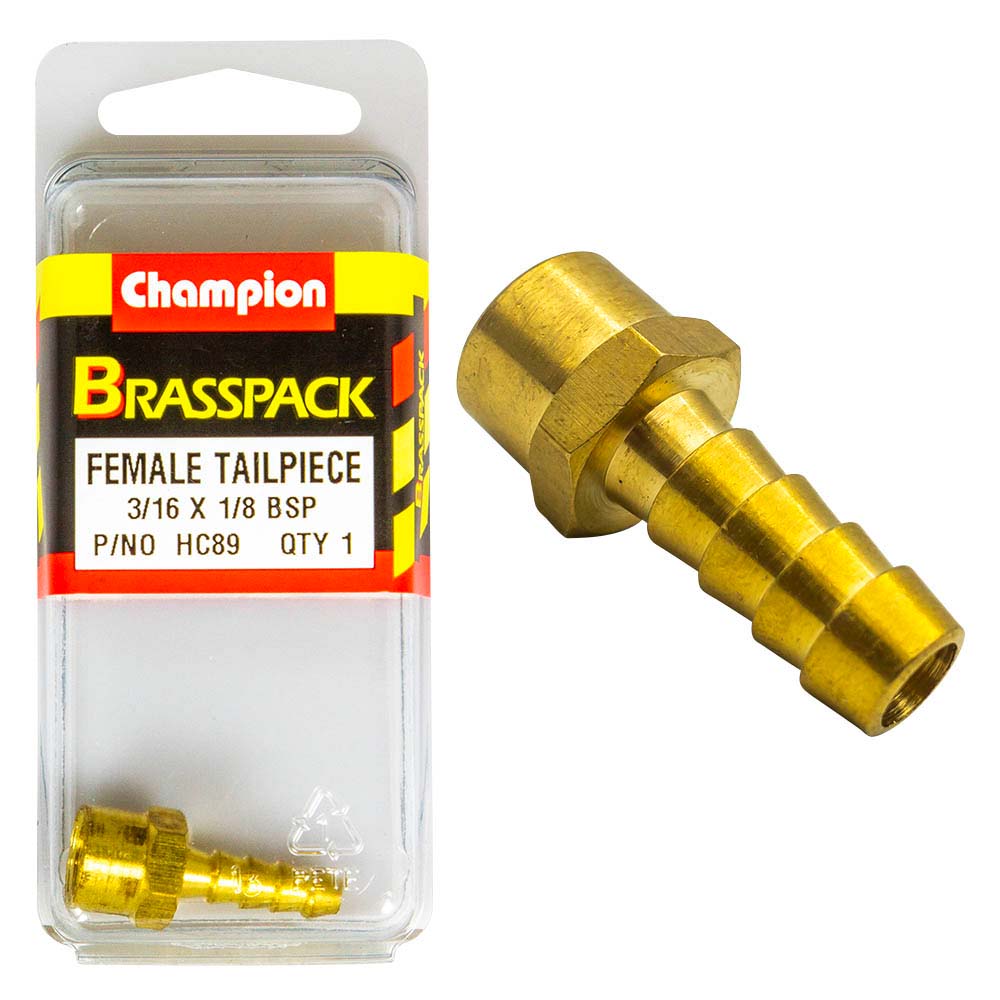Champion Brass 3/16in x 1/8in Female Tailpiece
