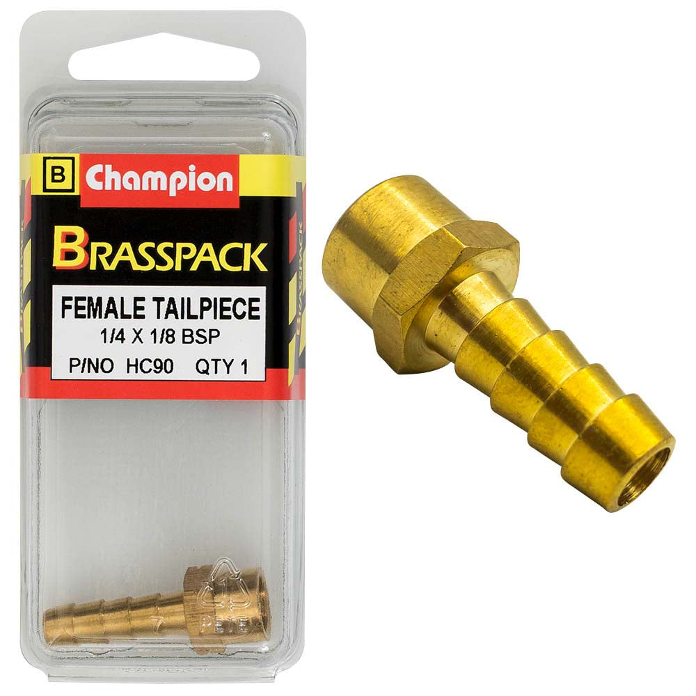 Champion Brass 1/4in x 1/8in Female Tailpiece