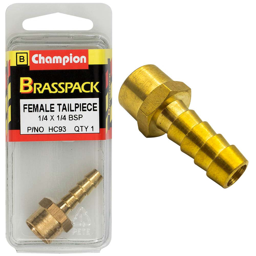 Champion Brass 1/4in x 1/4in Female Tailpiece