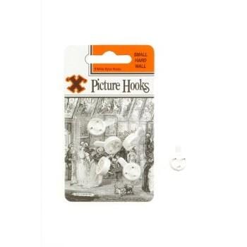 Bayonet X Hardwall Picture Hooks - 5pce Blister Pack Small