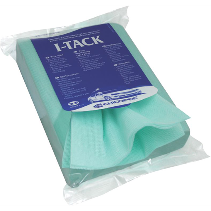 Chicopee I-Tack Cloth Light Green (Packet Of 25)-Tack Cloths & Wipes-Tool Factory