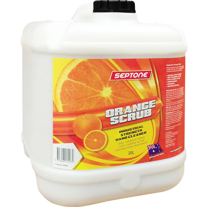 Septone Orange Scrub Pump Pack 20L-Hand Cleaners-Tool Factory