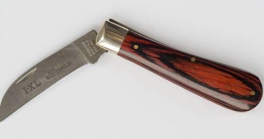 IXL Pocket Knife Docking 1-Blade #8100 Wood Handle