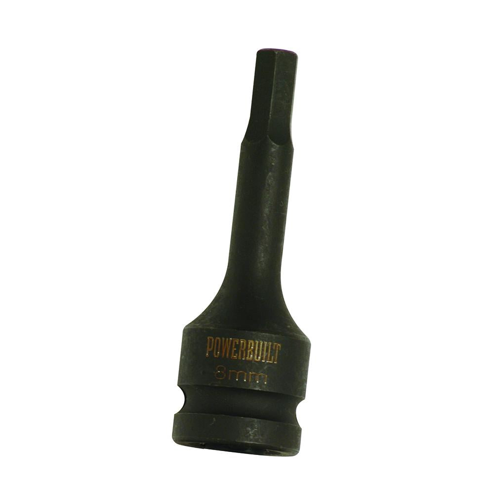 Powerbuilt 1/2" Dr x 17mm Male Hex Long Series Impact Socket