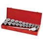 Trades Pro 3/4” Dr 27pc Combination Socket Set