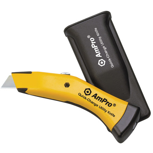 AmPro Utility Knife with Holster-Hand Tools-Tool Factory