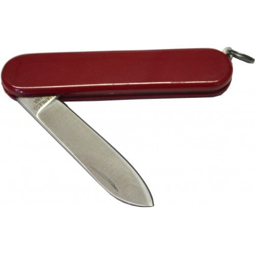 Pocket Knife 1-Blade Red Handle #JD1