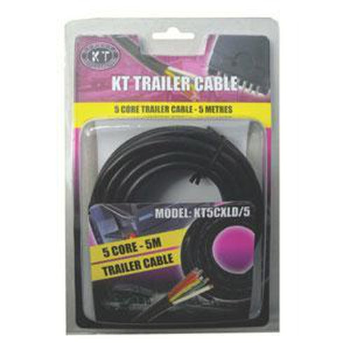 Kt Trailer Cable 5 Core-7/.32 X 5M (4Amp)** | Trailer Plugs - Trailer Cable-Automotive & Electrical Accessories-Tool Factory
