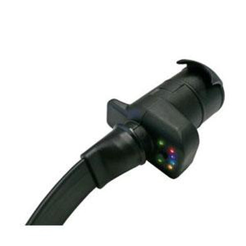 Kt 1.5M Pre-Wired Led 7-Pin Round Trailer Socket | Trailer Plugs - Pre-Wired (L.E.D)-Automotive & Electrical Accessories-Tool Factory